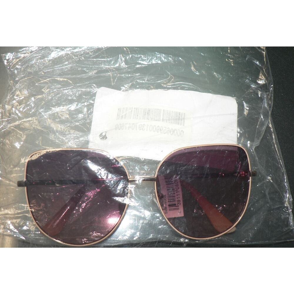 BP. Women's 60mm Round Sunglasses in Light Brown One Size MSRP $19